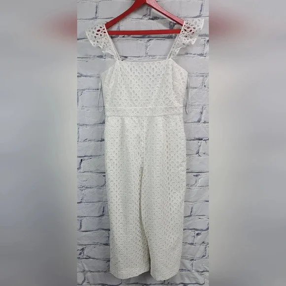 NWT J. Crew Women's Kasana Jumpsuit Wide Leg Fluttery Size 8 US Petite Medium - Picture 9 of 14